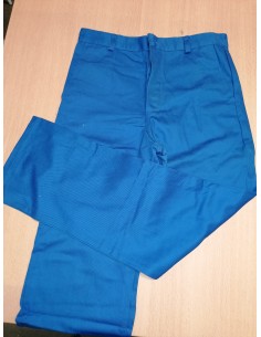 pantalon de travail bleu