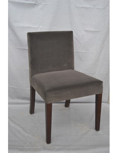 chaise - velours marron