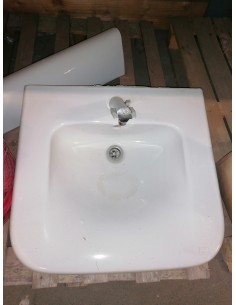 lavabo sur colonne avec...
