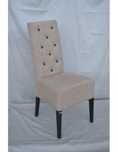 chaise capitonnée - beige