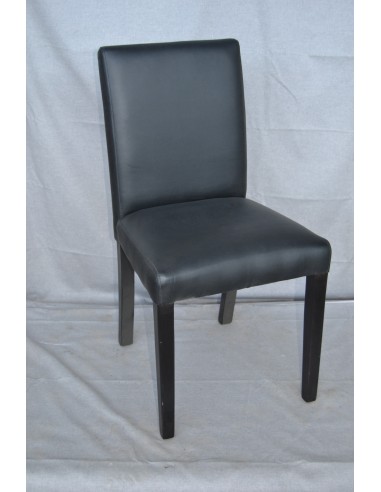 chaise - skaï noir